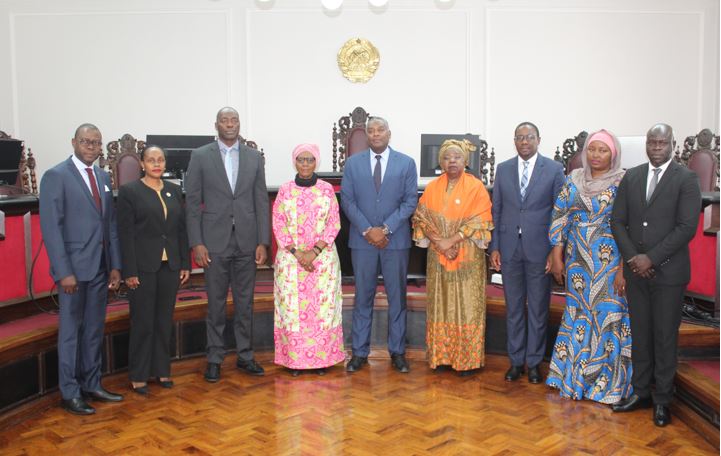 Presidente do Tribunal Africano dos Direitos do Homem e dos Povos visita o Tribunal Supremo de Moçambique